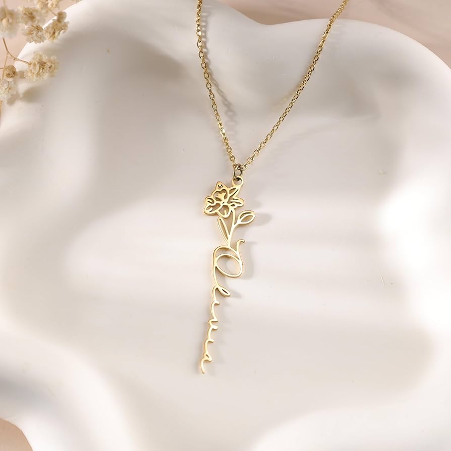 Collier Fleur de Naissance