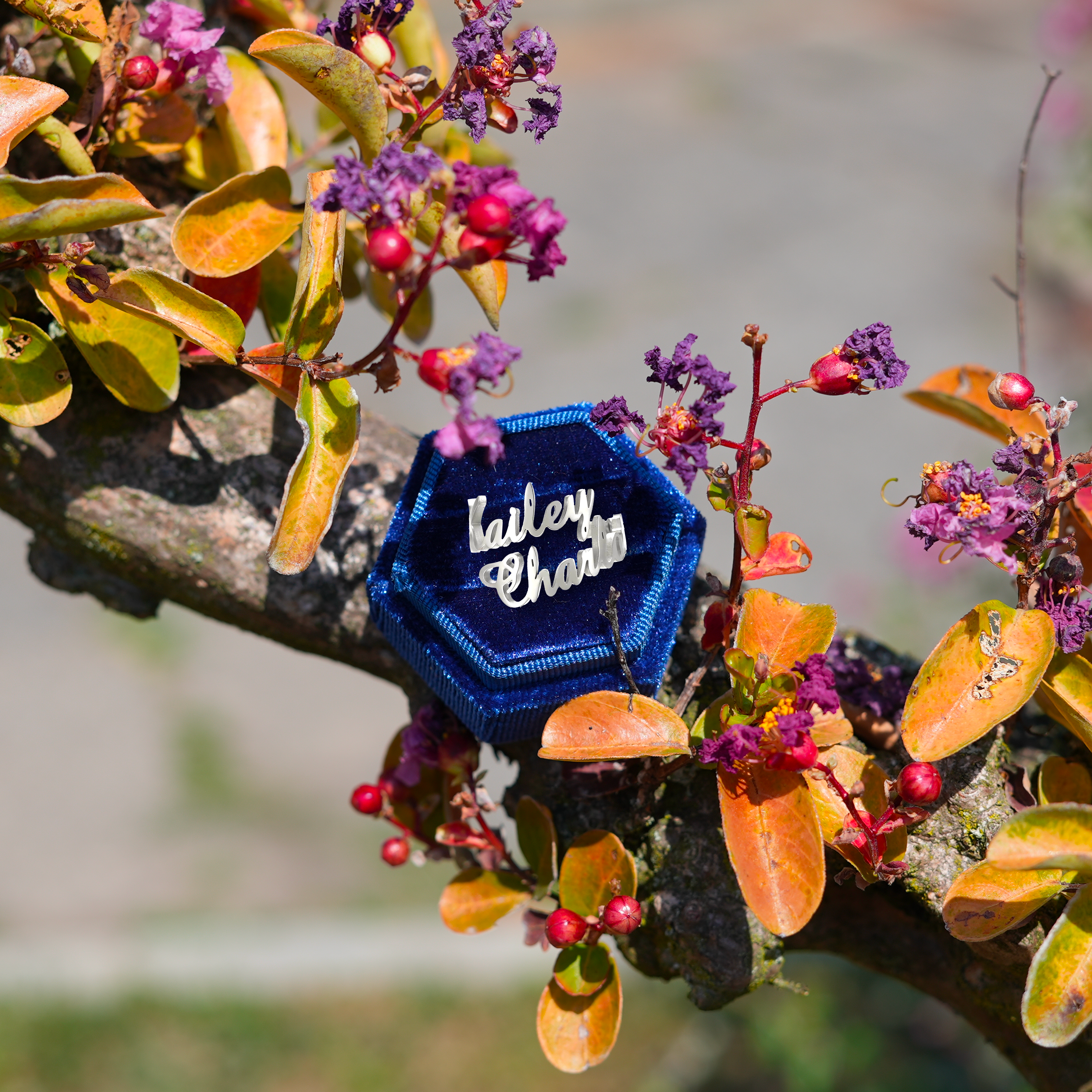 Bague Ajustable Deux Prénoms