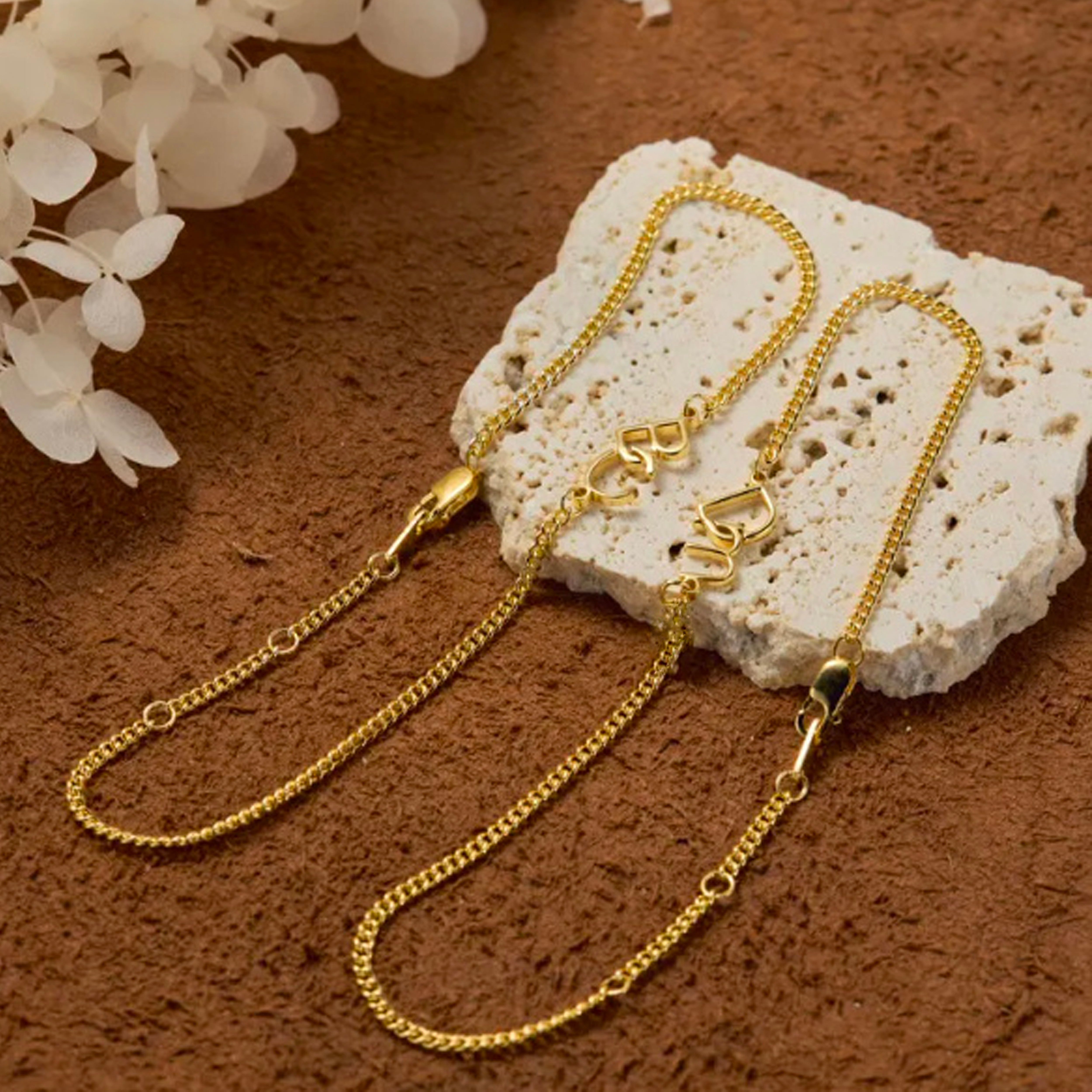 Bracelet Personnalisé Deux Lettres