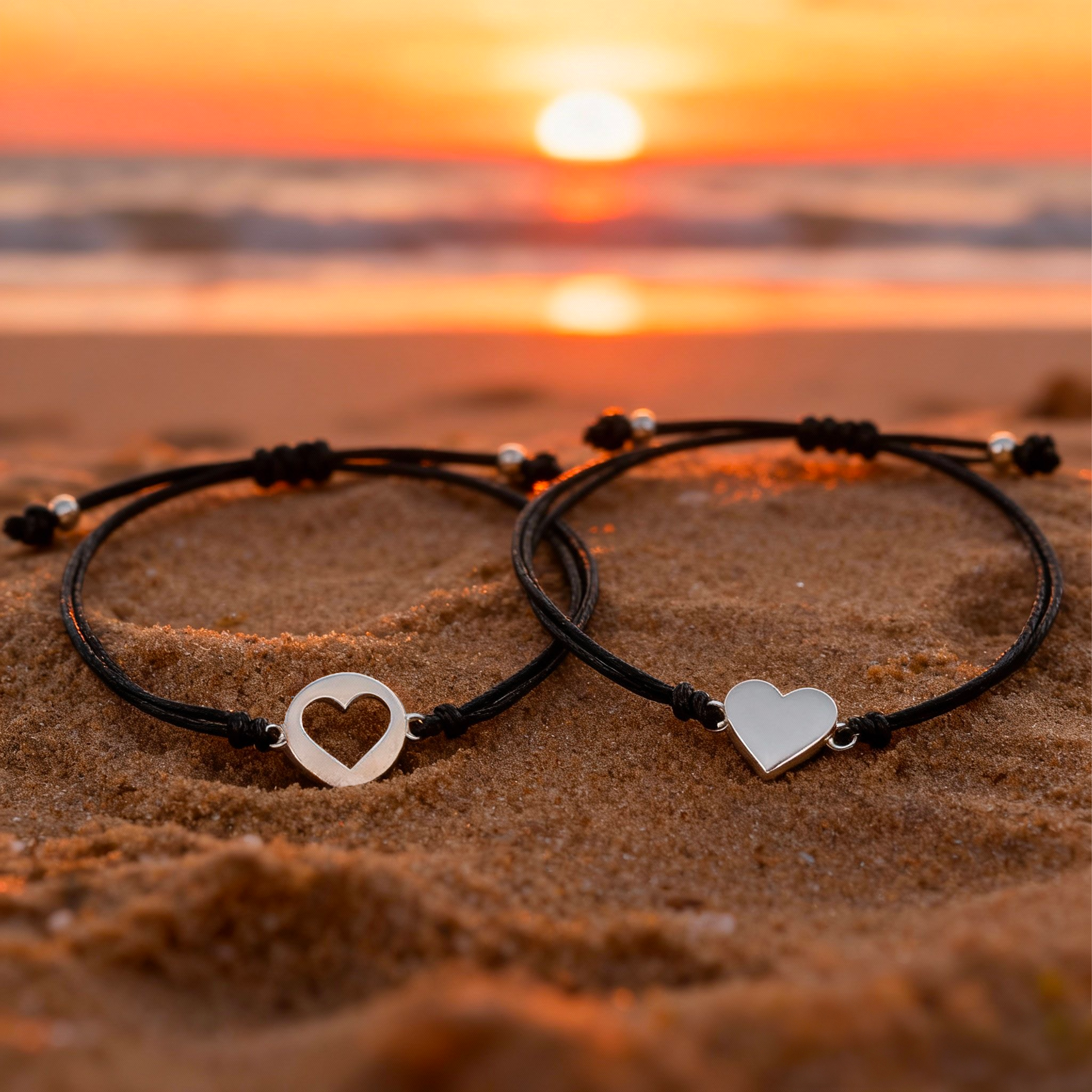 Mère et Fille - Bracelets Liées par le Cœur