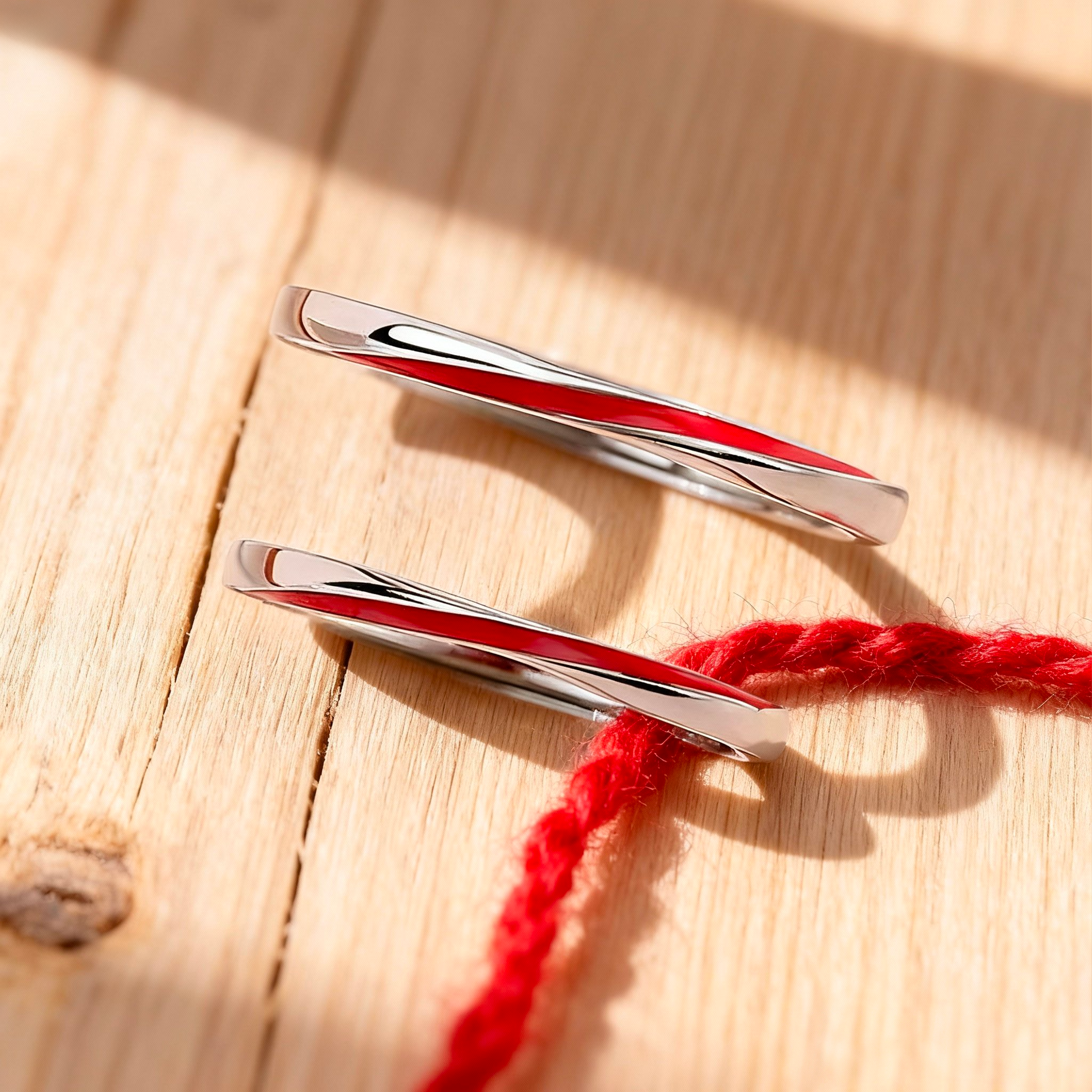 À Ma Meilleure Amie - Bague Fil Rouge du Destin