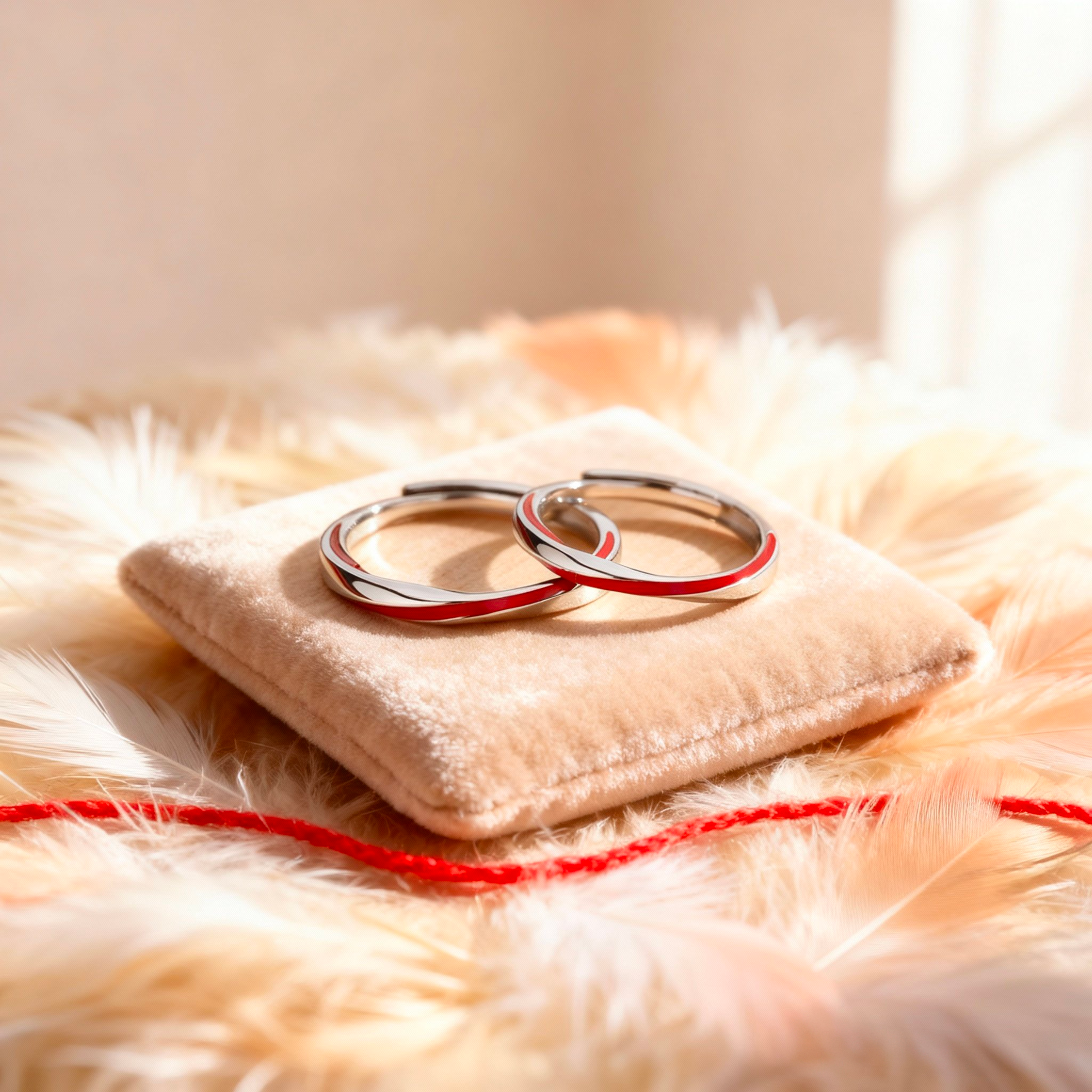 À Mon Amour - Bague Fil Rouge du Destin