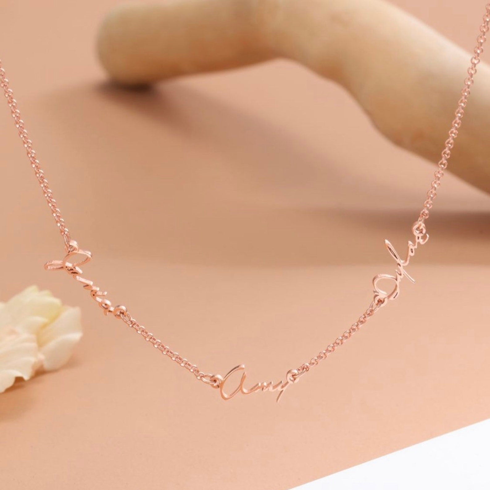 Collier Prénoms Multiples