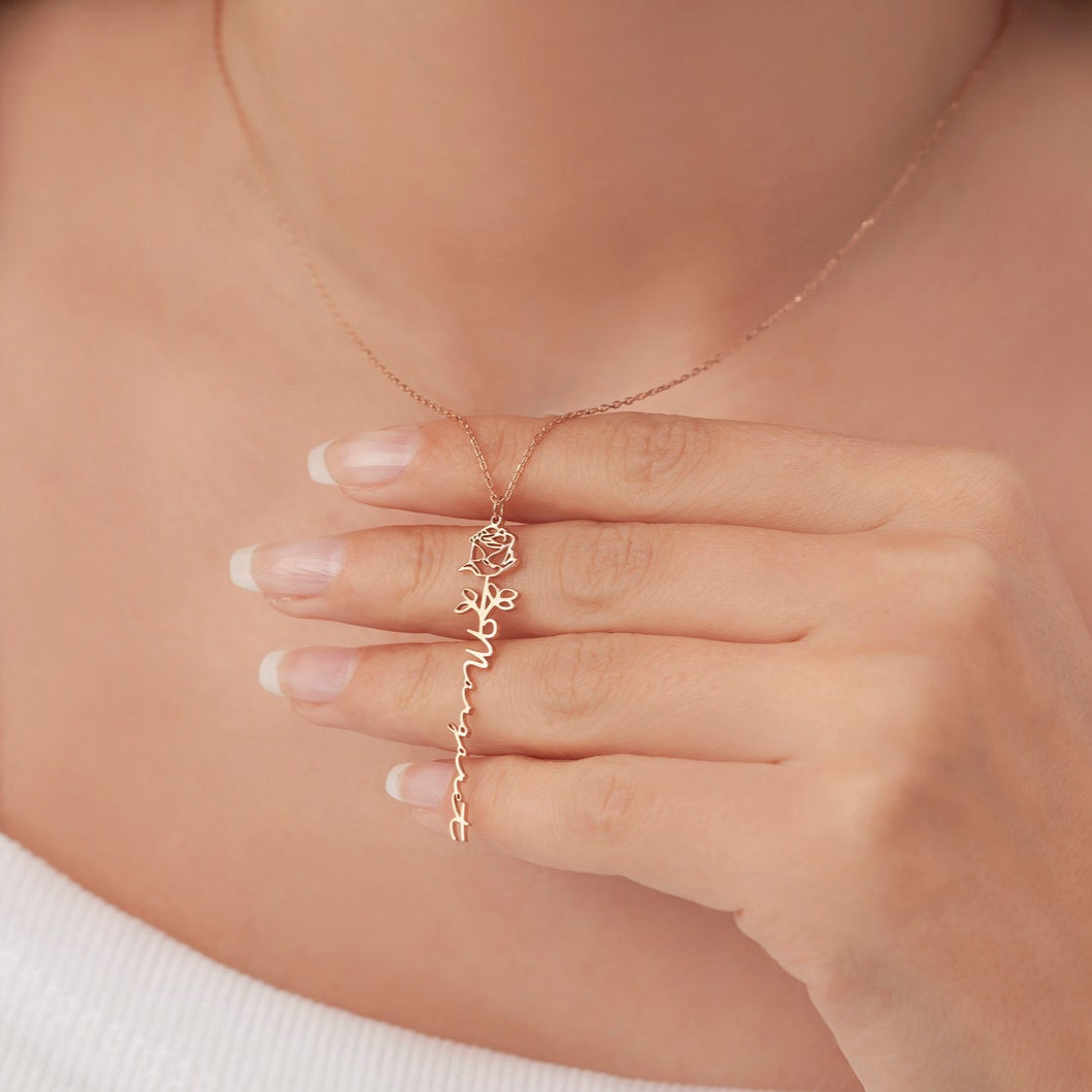 Collier Fleur de Naissance