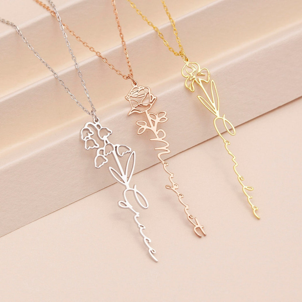 Collier Fleur de Naissance