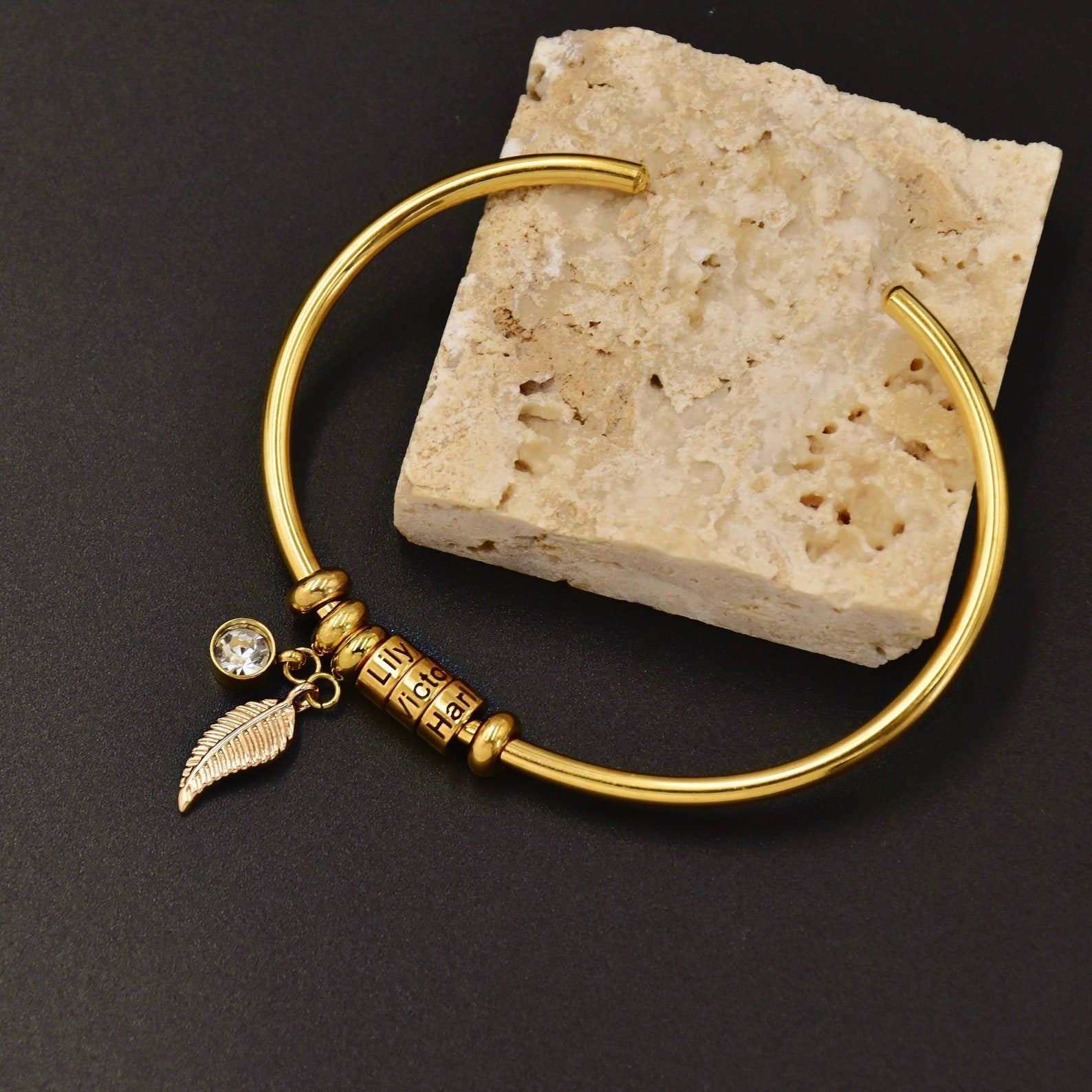 Gardien des Prénoms - Bracelet Perles Personnalisées