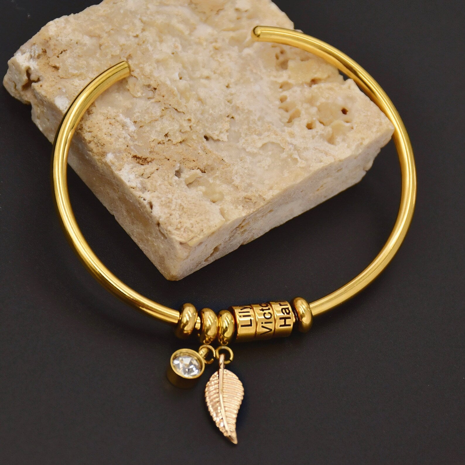 Gardien des Prénoms - Bracelet Perles Personnalisées