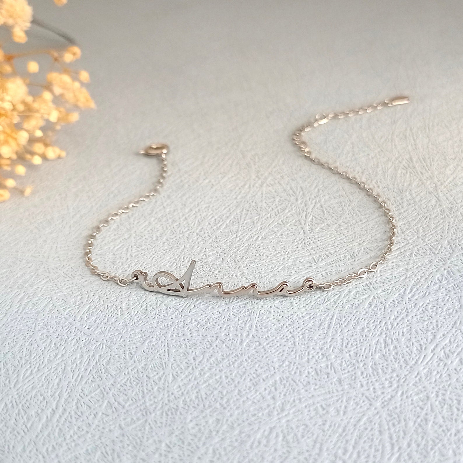 Bracelet Personnalisé Signature