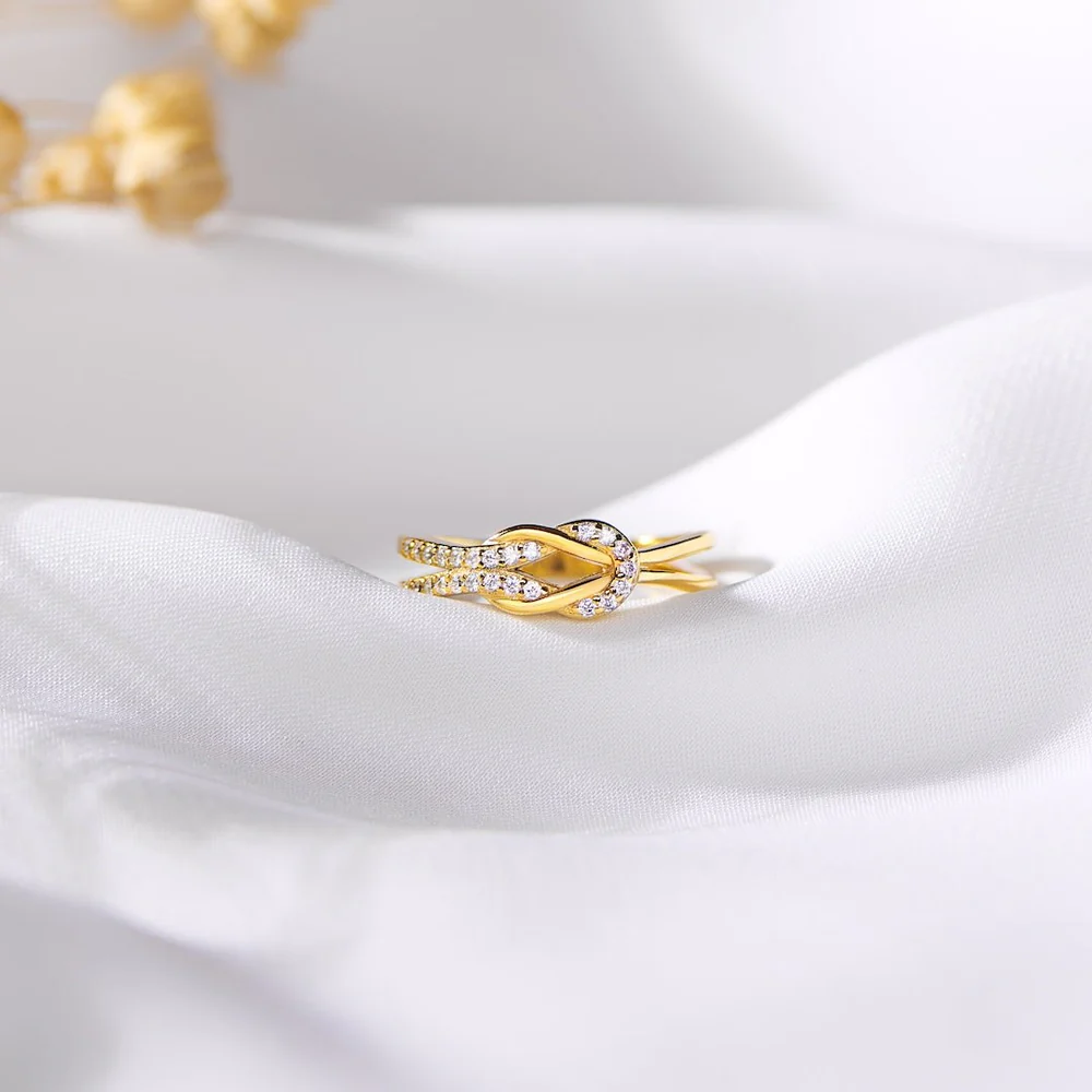 Mère et Fille - Bague en Or Unies pour Toujours