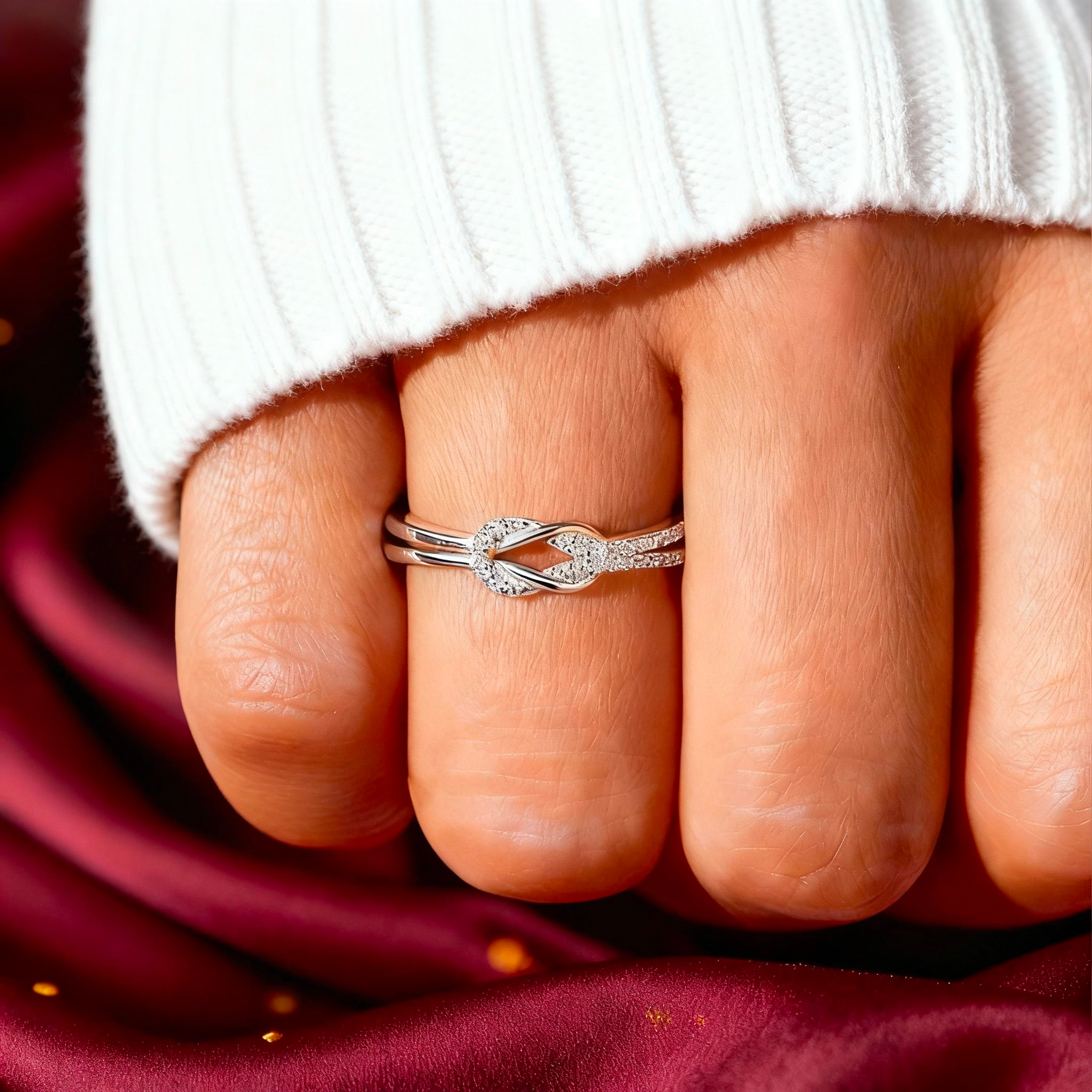 À Ma Meilleure Amie - Bague Nœud