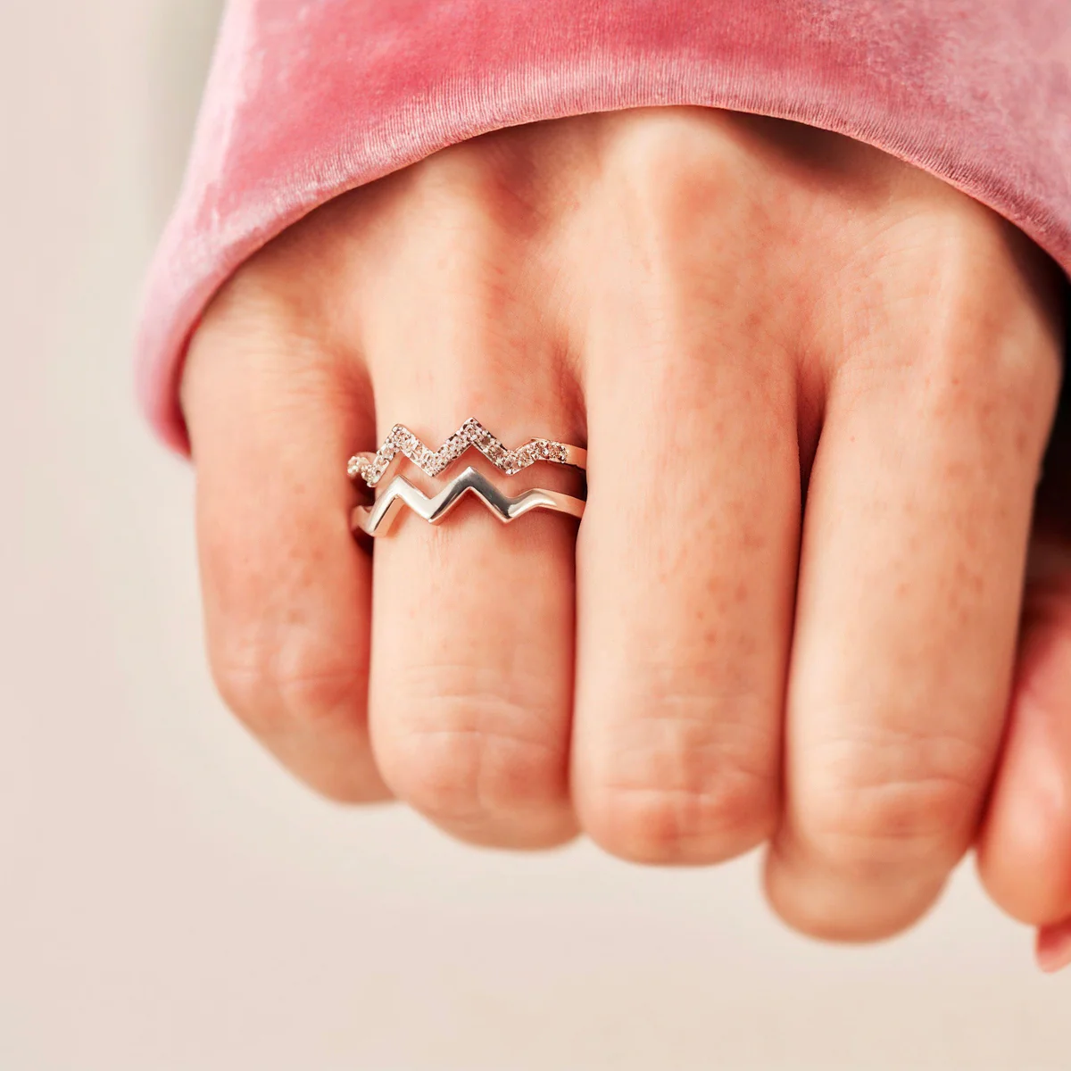 À Ma Fille - Bague Vague Antistress