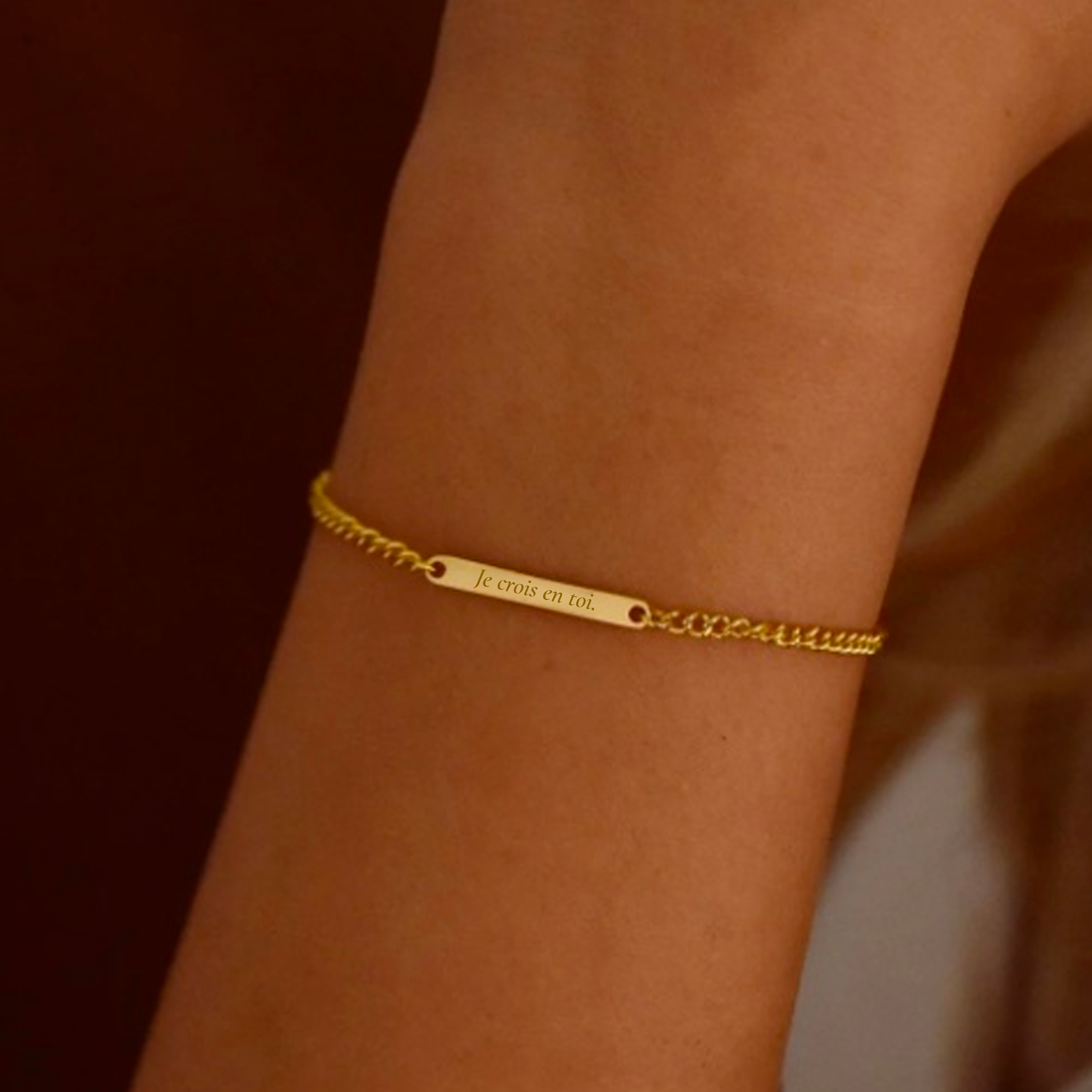 Promesse – Bracelet avec Gravure Personnalisée