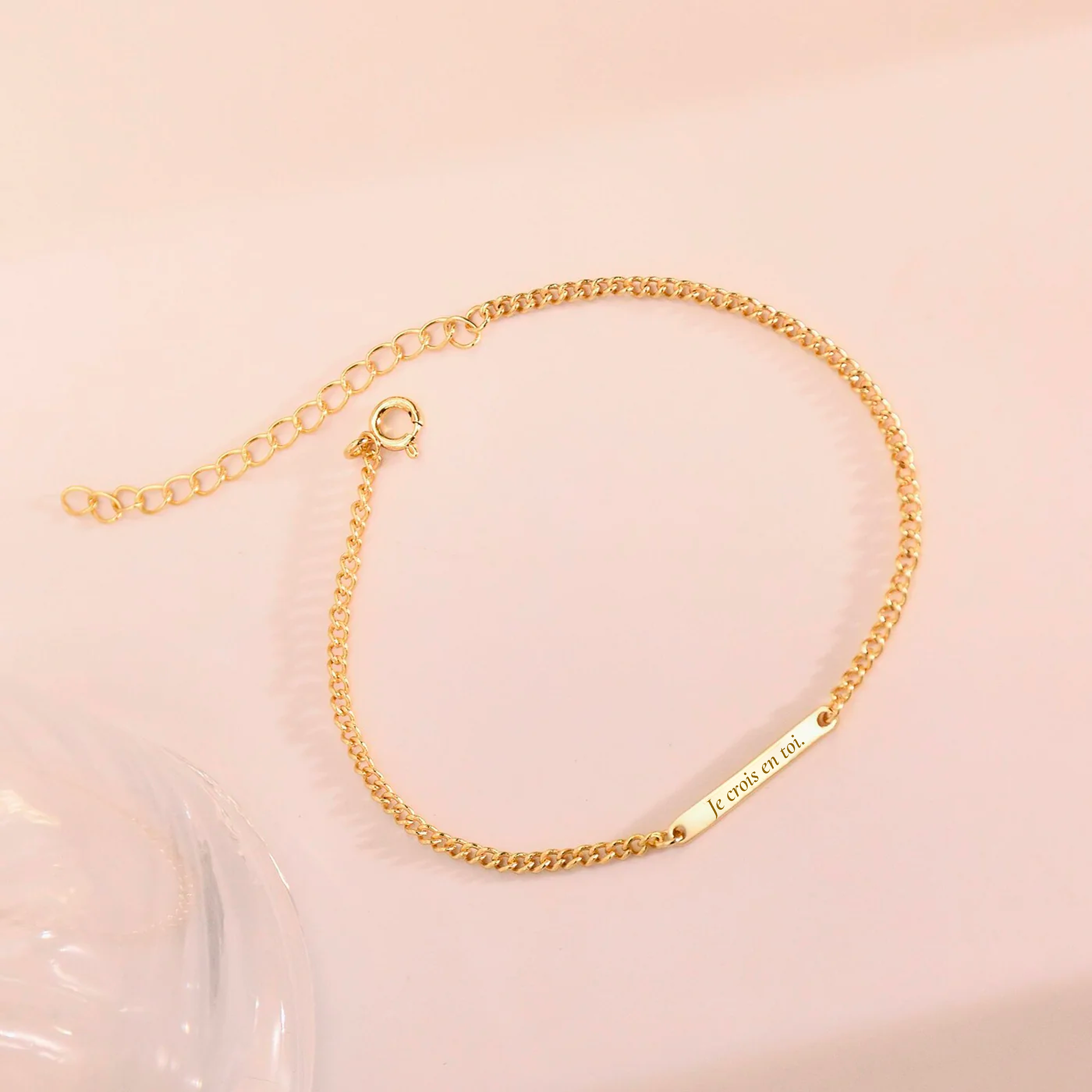 Promesse – Bracelet avec Gravure Personnalisée