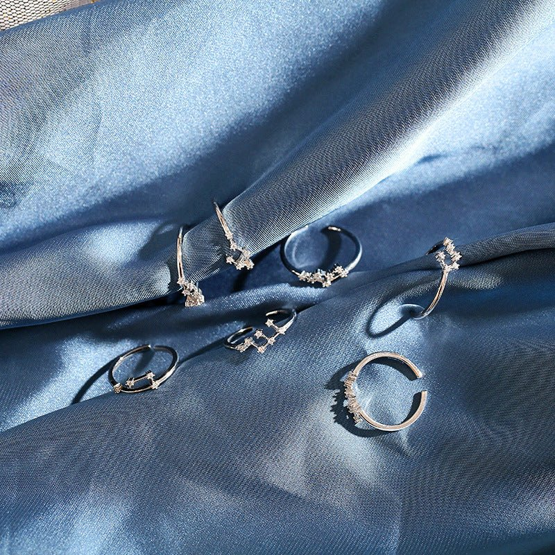 Costellations - Bagues Signes du Zodiaque en Argent