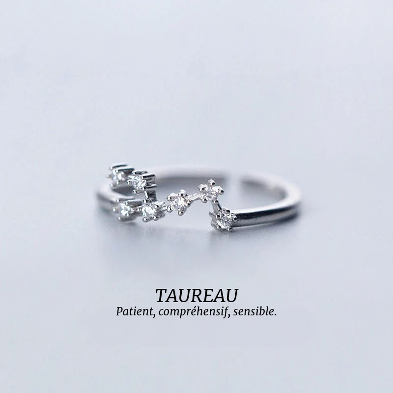 Costellations - Bagues Signes du Zodiaque en Argent