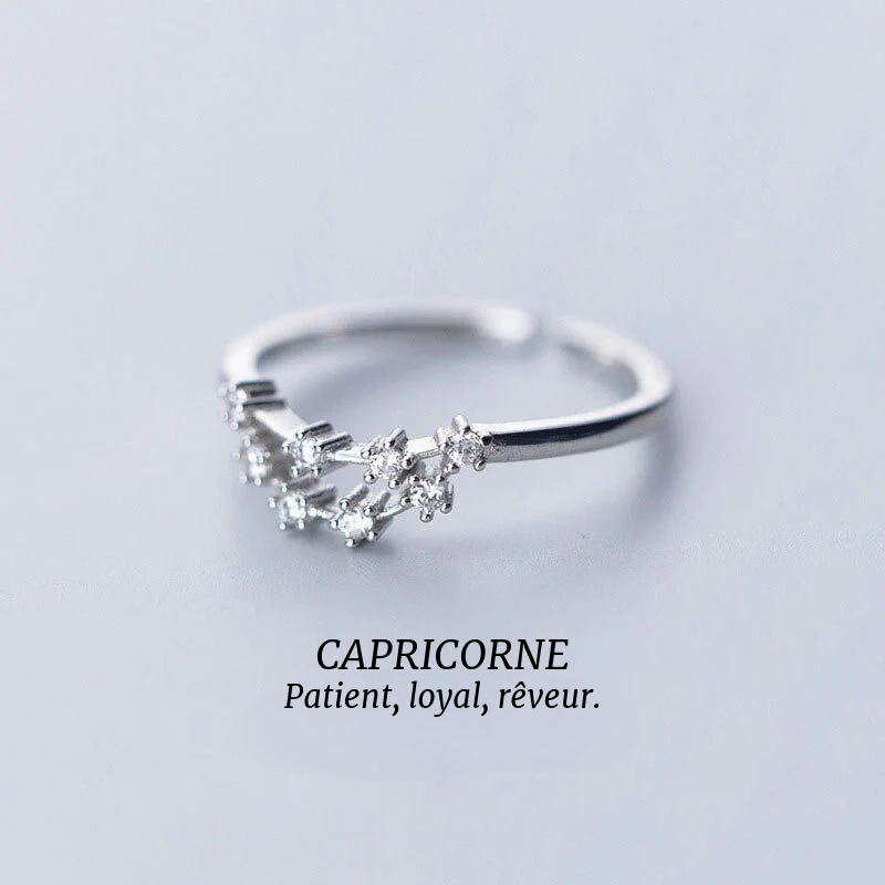 Costellations - Bagues Signes du Zodiaque en Argent