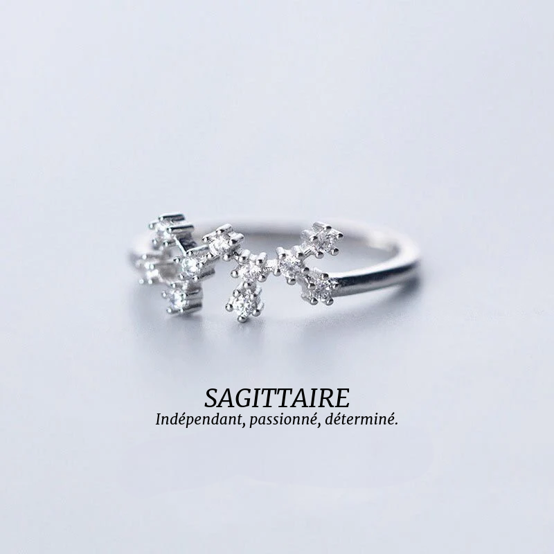 Costellations - Bagues Signes du Zodiaque en Argent