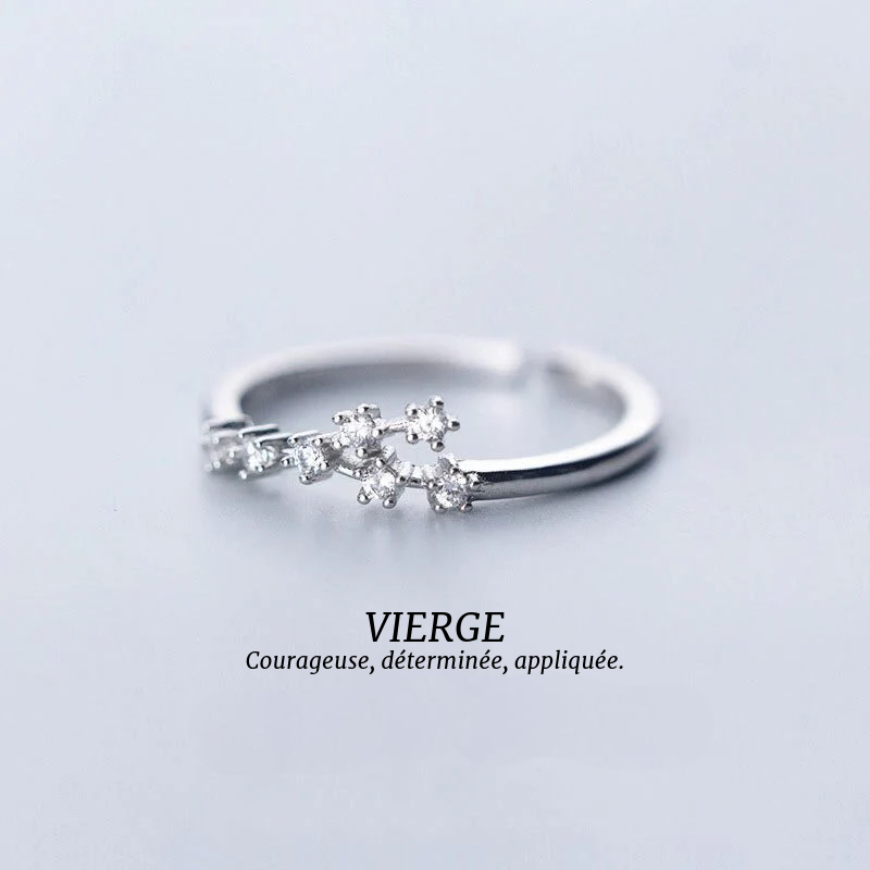 Costellations - Bagues Signes du Zodiaque en Argent