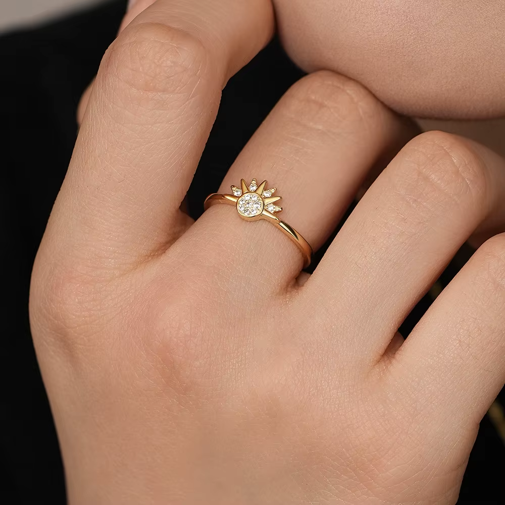 À ma Sœur - Bague Soleil et Lune