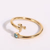 Cosmos – Bague Signe du Zodiaque et Pierre de Naissance