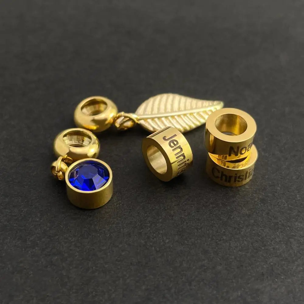 Gardien des Prénoms - Bracelet Perles Personnalisées