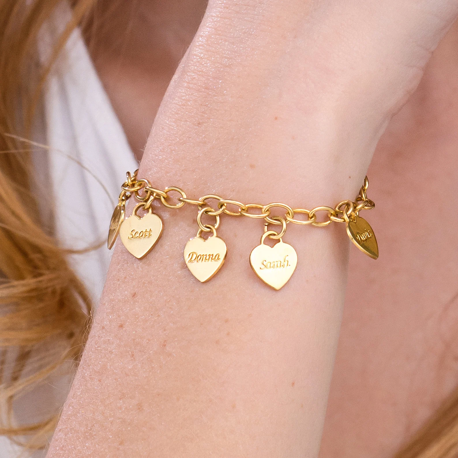 Bracelet Cœurs Personnalisables