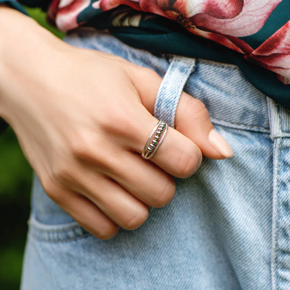 À Ma Fille™ - Bague Perles Antistress