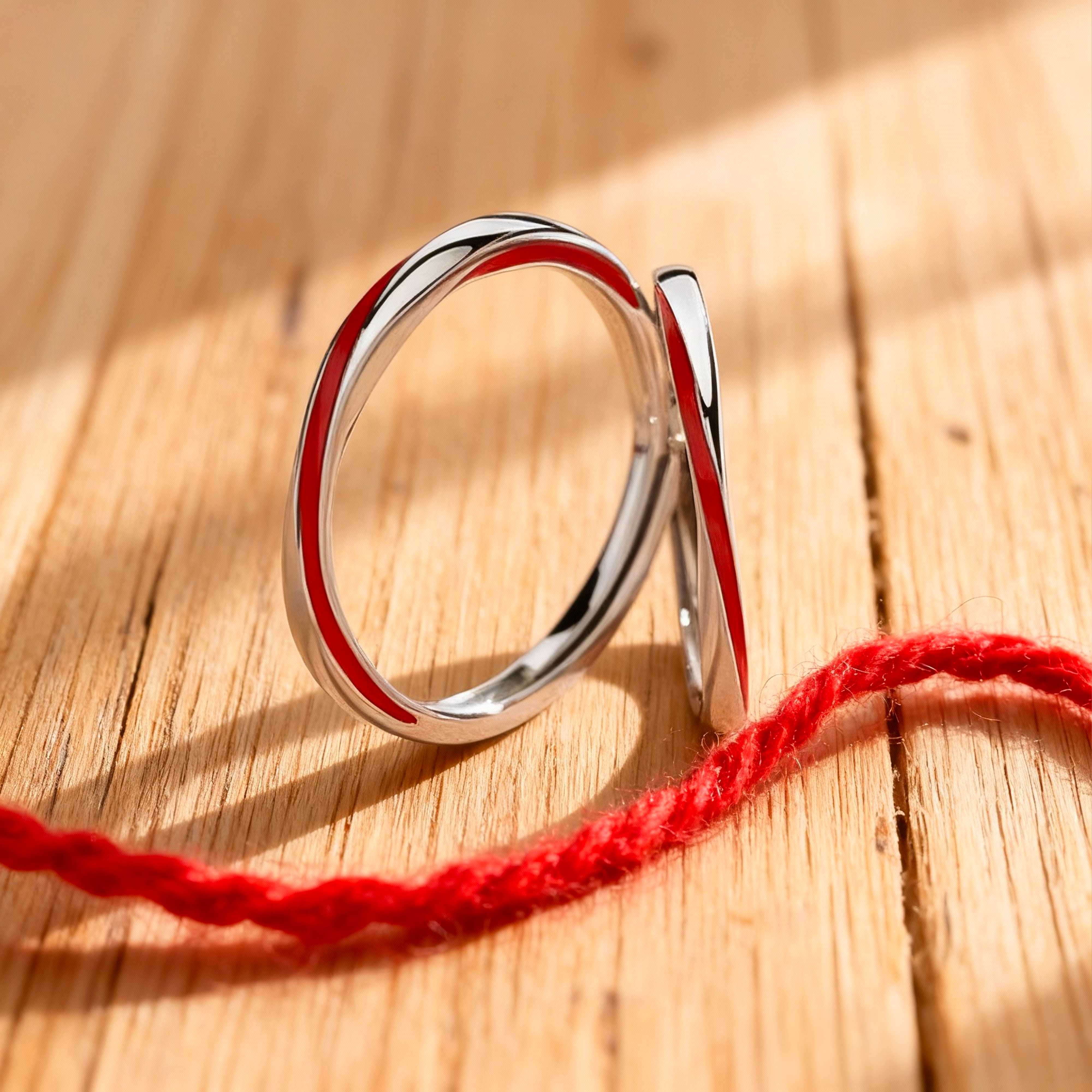 À Ma Meilleure Amie - Bague Fil Rouge du Destin