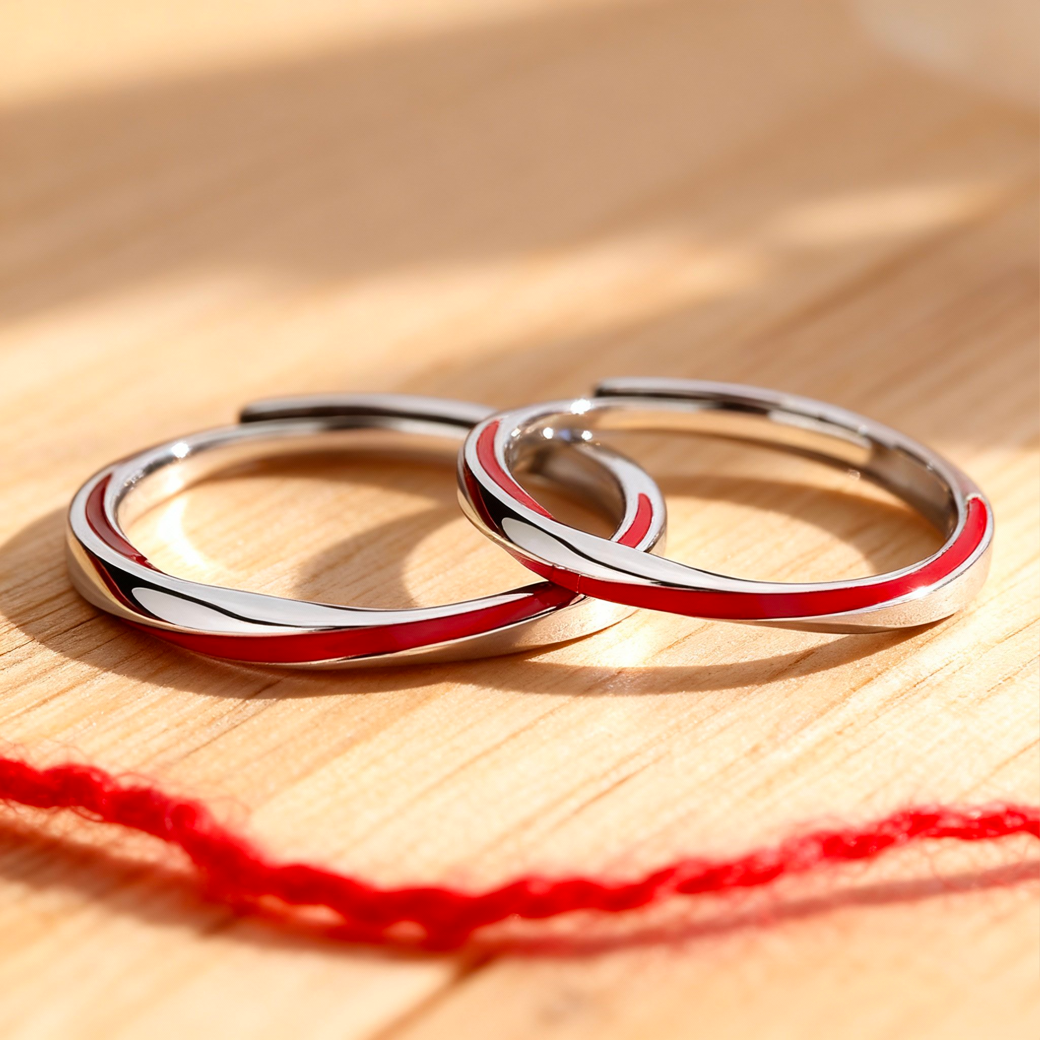 À Ma Meilleure Amie - Bague Fil Rouge du Destin