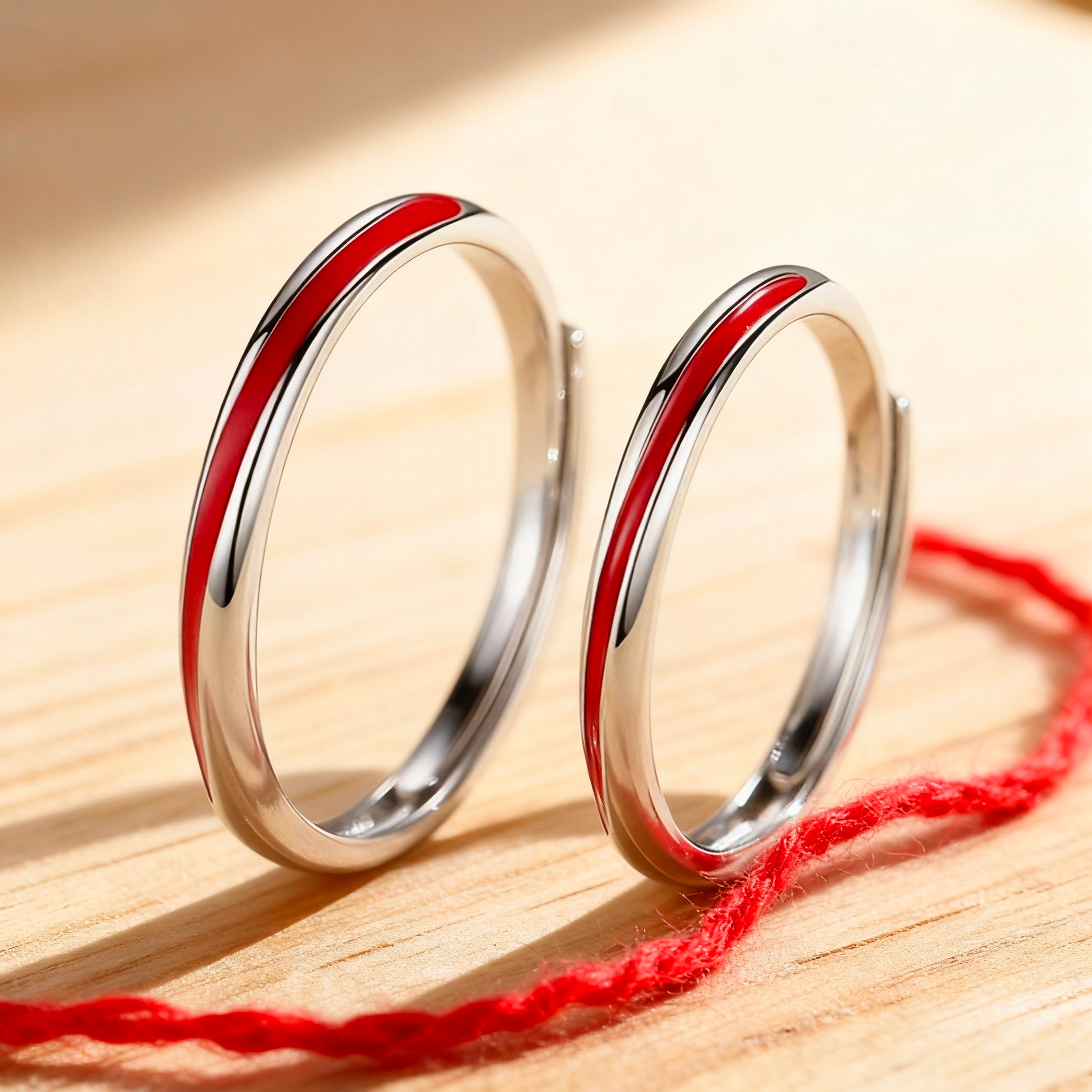 À Ma Meilleure Amie - Bague Fil Rouge du Destin