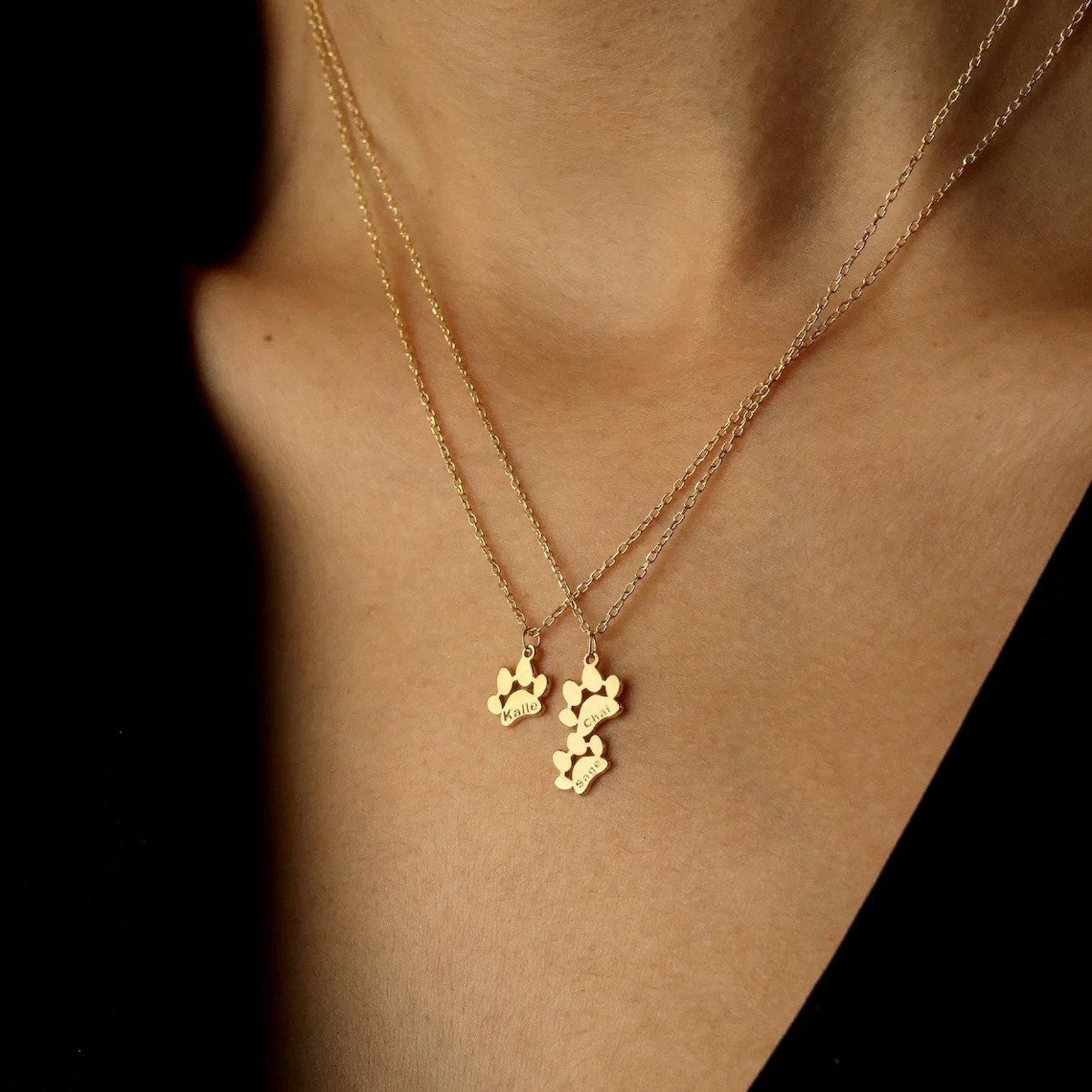 Collier Empreinte Personnalisé