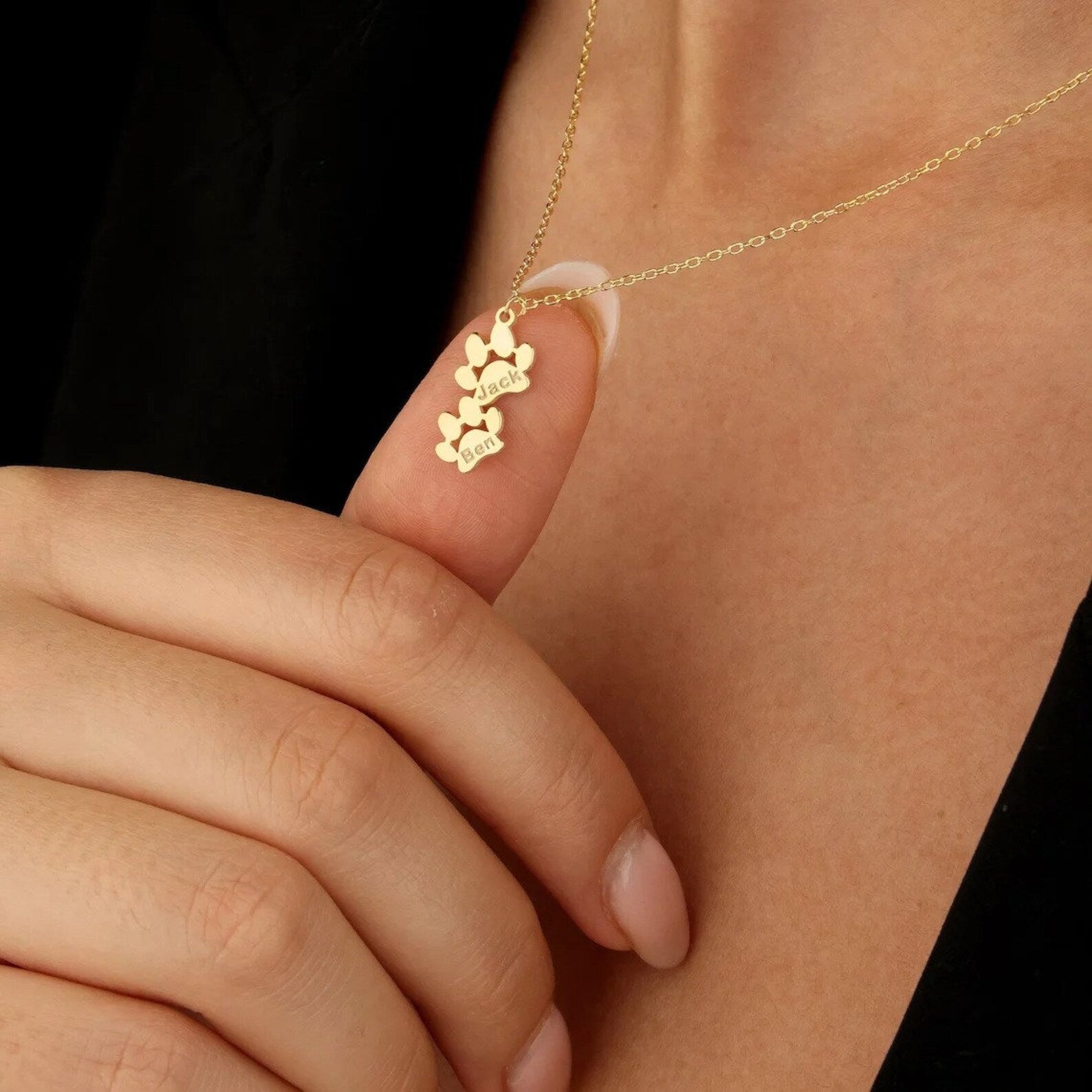 Collier Empreinte Personnalisé
