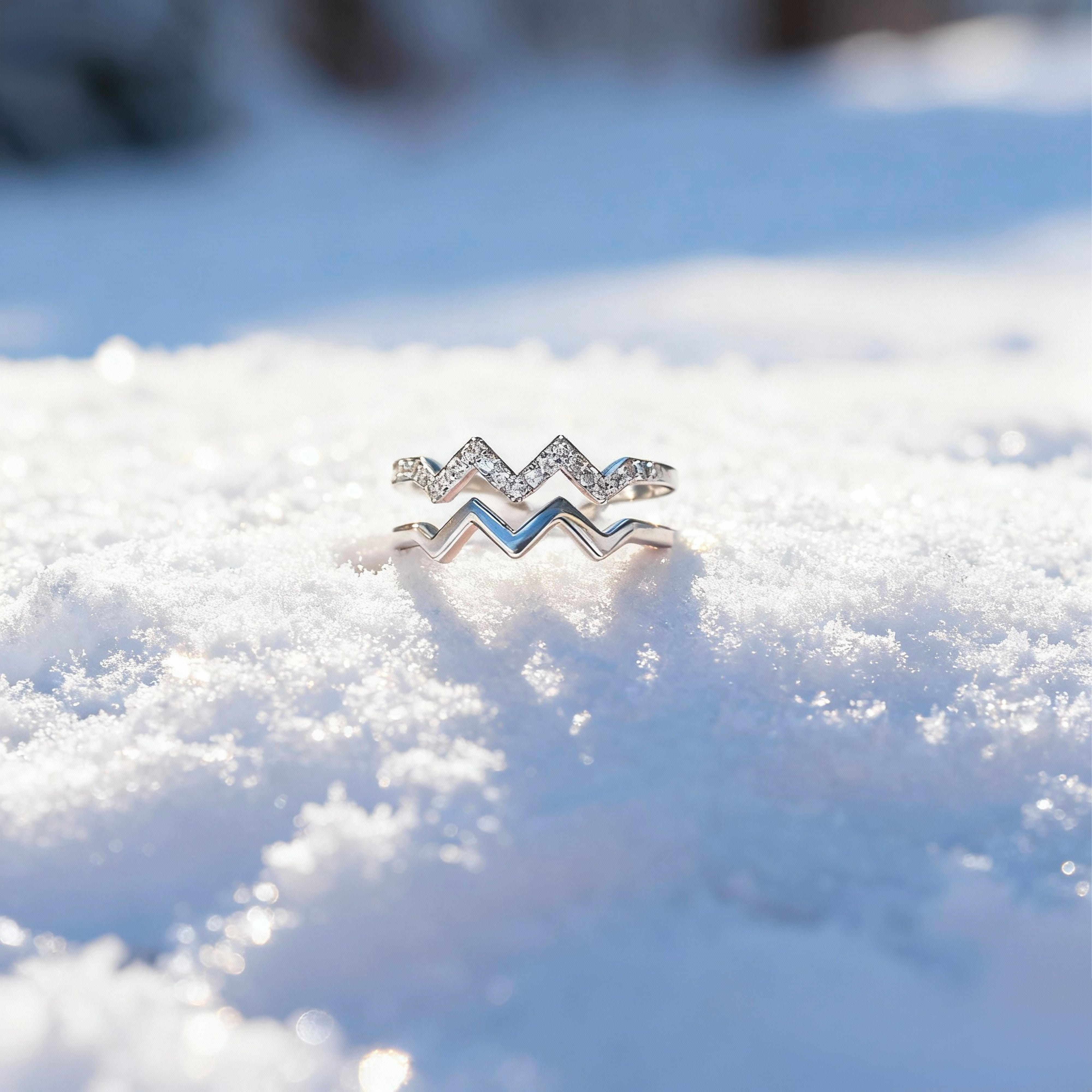 À Ma Meilleure Amie - Bague Montagnes Antistress